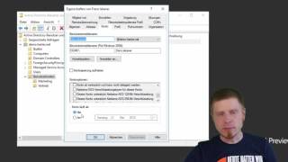 Windows Server 2016 Verwalten von ActiveDirectory Konten Etwas lauterer Ton [upl. by Ynney792]