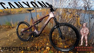 New Bike Day Radness  CANYON SPECTRAL ON CF 7 [upl. by Lenoyl]