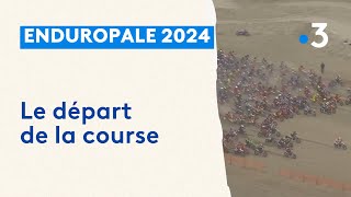 Enduropale du Touquet 2024  le départ de la course [upl. by Woermer]