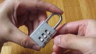 Master Lock  How to Set and Reset Combination Instructions HD 1080p [upl. by Alekat783]