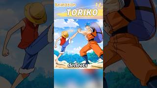 What would happen if Toriko met Luffyanime shorts cartoon [upl. by Ainattirb]