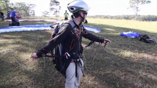 The Front Launch  Paragliding Basics  How to Paraglide [upl. by Aetnahc]