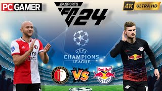 FC 24  Feyenoord vs RB Salzburg  UEFA Champions League 2425  PC™ 4K60 [upl. by Petigny604]