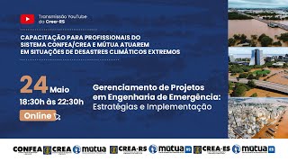 Gerenciamento de Projetos em Engenharia de Emergência [upl. by Halyahs120]