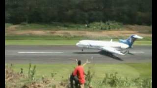 landing at melville hall dominica [upl. by Aicilra]