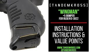 TANDEMKROSS Ruger SR22 Wingman 5 Bumper [upl. by Nealey]