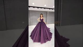 Beautiful Latest Trending Princess Lehnga Dress Design For Girls  Beautiful Purple 💜 Gownshorts [upl. by Zeba628]