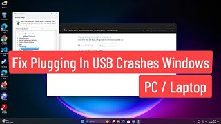 Fix Plugging In USB Crashes Windows PC  Laptop [upl. by Jaquelyn772]