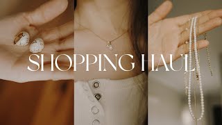 🛍️久违的购物分享｜ 针织衫、小众饰品：发夹、项链、耳环、手链｜jessieishere [upl. by Niawtna383]