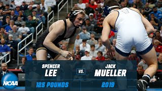 Spencer Lee vs Jack Mueller FULL 2019 NCAA Championship match at 125 pounds [upl. by Eiuqcaj]