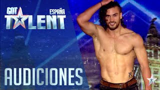 Elihú sorprende con sus piruetas  Audiciones 6  Got Talent España 2016 [upl. by Henigman124]