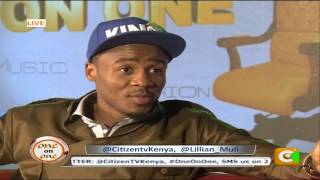 One on One with Alikiba at Citizen TV Kenya [upl. by Fiona856]