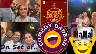 Behind The Scenes of Comedy Darbar Shooting  Jwai Saab Movie star casts [upl. by Azarria]