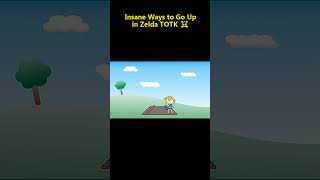 Insane Ways to Go Up in Zelda TOTK zelda shorts animation [upl. by Nelyaw]