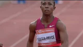 Wow  ShellyAnn fraser pryce goes crazy on the track  Epic 100M [upl. by Aned661]