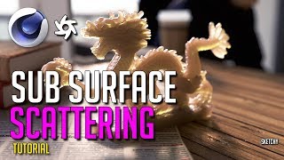 Cinema 4D Tutorial  Realistic Subsurface Scattering Octane [upl. by Assiron]