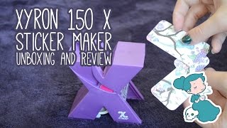 Xyron 150 X Sticker Maker Unboxing and Review [upl. by Pritchard]