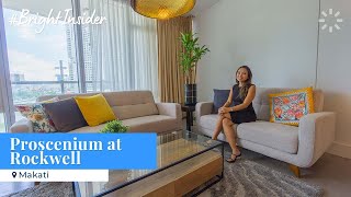 Inside a nicely furnished 3BR in PROSCENIUM AT ROCKWELL  Bright Insider [upl. by Eimmak]