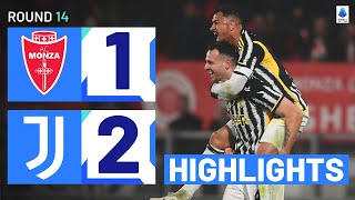 MONZAJUVENTUS 12  HIGHLIGHTS  Gatti smashes home a lastminute winner  Serie A 202324 [upl. by Kciredec539]