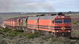 Ceduna South Australia Gypsum Trains [upl. by Mera597]