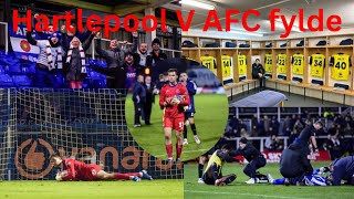 Hartlepool V AFC Fylde match Day Vlog [upl. by Eedeed]