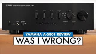 Are Expensive Yamaha Amps WORTH IT YAMAHA AS801 Amplifier Review [upl. by Orvil]