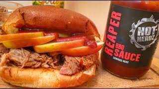 Carolina Reaper BBQ Sauce by HotHeadz Review [upl. by Annoyik]