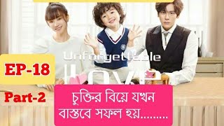 💖💖Unforgettable Love💖💖EP18💗💗Part2explained in bangla STORY DUNIYA 2 [upl. by Ellirehs909]