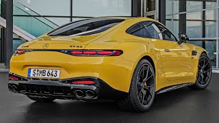 NEW MercedesAMG GT 43 Coupé 4CYLINDER  FIRST LOOK [upl. by Feledy]