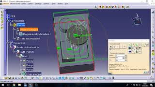 introduction à la FAO CATIA V5 usinage prismatic machining code G CNC DARIJA [upl. by Ailahs]