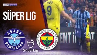 Adana Demirspor vs Fenerbahce  SÜPER LIG HIGHLIGHTS  11122023  beIN SPORTS USA [upl. by Ahsimac]