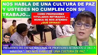 🔴😱NOS HABLA DE UNA CULTURA DE PAZ Y USTEDES NO CUMPLEN CON SU TRABAJO…👉 NUNCA SE NOS ATENDIO [upl. by Ila]