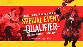 Special Event Domination Qualifier  Total War WARHAMMER 3 [upl. by Staley]