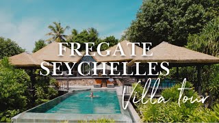 FREGATE ISLAND SEYCHELLES FULL VILLA TOUR 🔥 Discover the best pool villa of the Seychelles 2021 [upl. by Anissej]