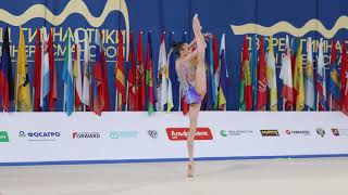 Anastasia Burmistrova Free hands Russian Championships 2024 [upl. by Enomsed183]