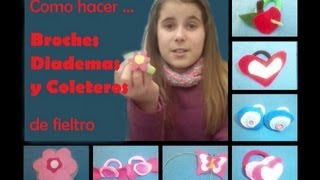 Como hacer Bonitos Broches Diademas y Coleteros  Nueva Intro  Ma01rp [upl. by Kim]