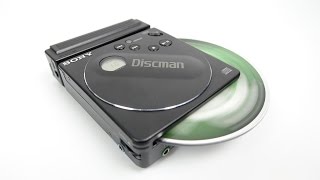 The smallest Discman ever made  was smaller than a CD  Sony D88 [upl. by Ecnadnac477]