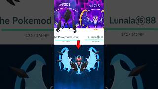 🤯 Necrozma  Lunala fusion in pokemon go [upl. by Nimar]