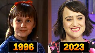 MATILDA 1996 CAST  Then and Now 2023 [upl. by Yleek]