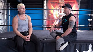 DDP Catches Up with Cody Rhodes for a Powercuffs Workout [upl. by Eremihc]