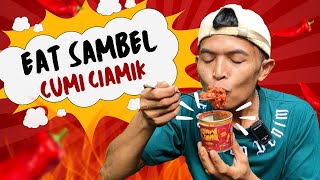 Mukbang Eat Sambel Cumi Ciamik Nasi Hangat mukbang asmr makanpedas makananviral eatsambel [upl. by Suiddaht]