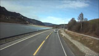 Driving from Oslo to Trondheim on E6 part 2 of 4 [upl. by Eelannej]