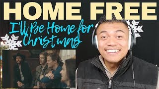 ILL BE HOME FOR CHRISTMAS with HOME FREE  Bruddah Sams REACTION vids [upl. by Ennayt]