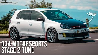 STAGE 2  Tuning My MK6 GTI To Give It 30 MORE Horsepower With 034 Motorsports Stage 2 Tune [upl. by Audras]