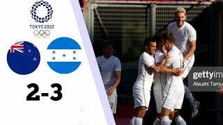 New Zealand vs Honduras 23 Highlights amp Goals  Olympics 2020 [upl. by Dearr]