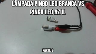 Lâmpada led para carro  branca vs azul parte 2 [upl. by Nagud761]