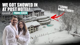 SNOW DAY At Post Hotel  Leavenworth WA  FULL 7 SAUNA ROOM TOUR [upl. by Verney]