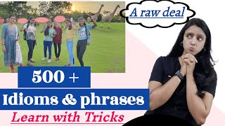 500 English idioms with trick  part 3 Idioms and phrases  English Grammar amp vocabulary [upl. by Gizela]