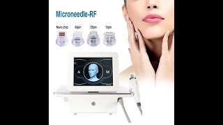 Best seller stretch mark removal skin tightening item beauty microneedling machine rf [upl. by Sellma]