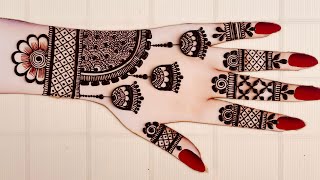 Simple mehndi design backhand  Mehandi ka design  Mehandi design  Mehndi design  মেহেদী ডিজাইন [upl. by Aspia]